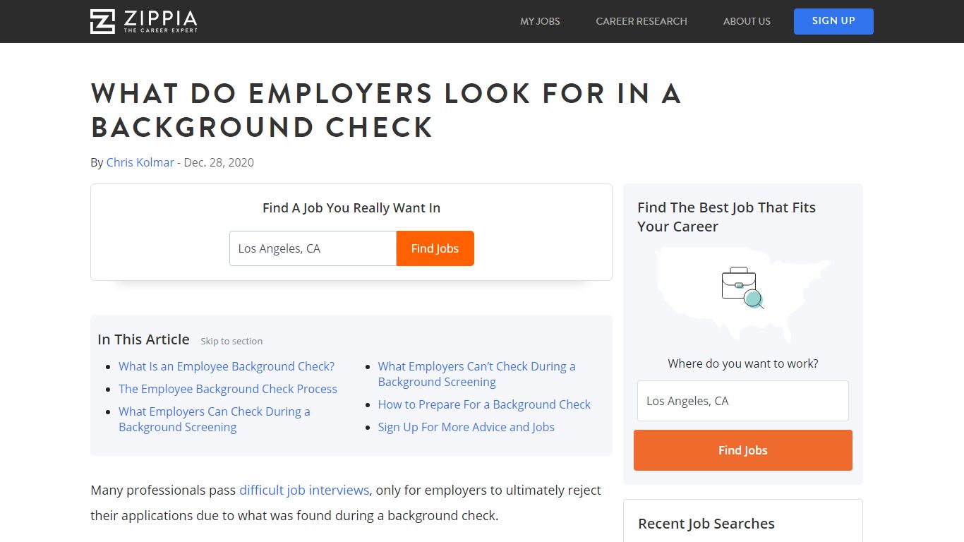 What Do Employers Look For In A Background Check – Zippia